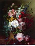 Floral, beautiful classical still life of flowers.134 unknow artist
